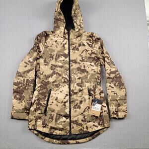 The North Face Women’s Tamburello Parka Digi Camo S Insulated Hooded Coat (474)
